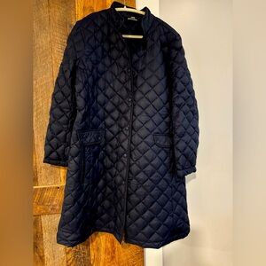 Lightweight Quilted Down Coat -Great for Travel